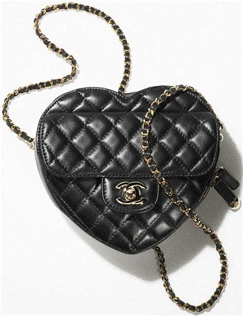 chanel heart bag size comparison|chanel heart belt bag price.